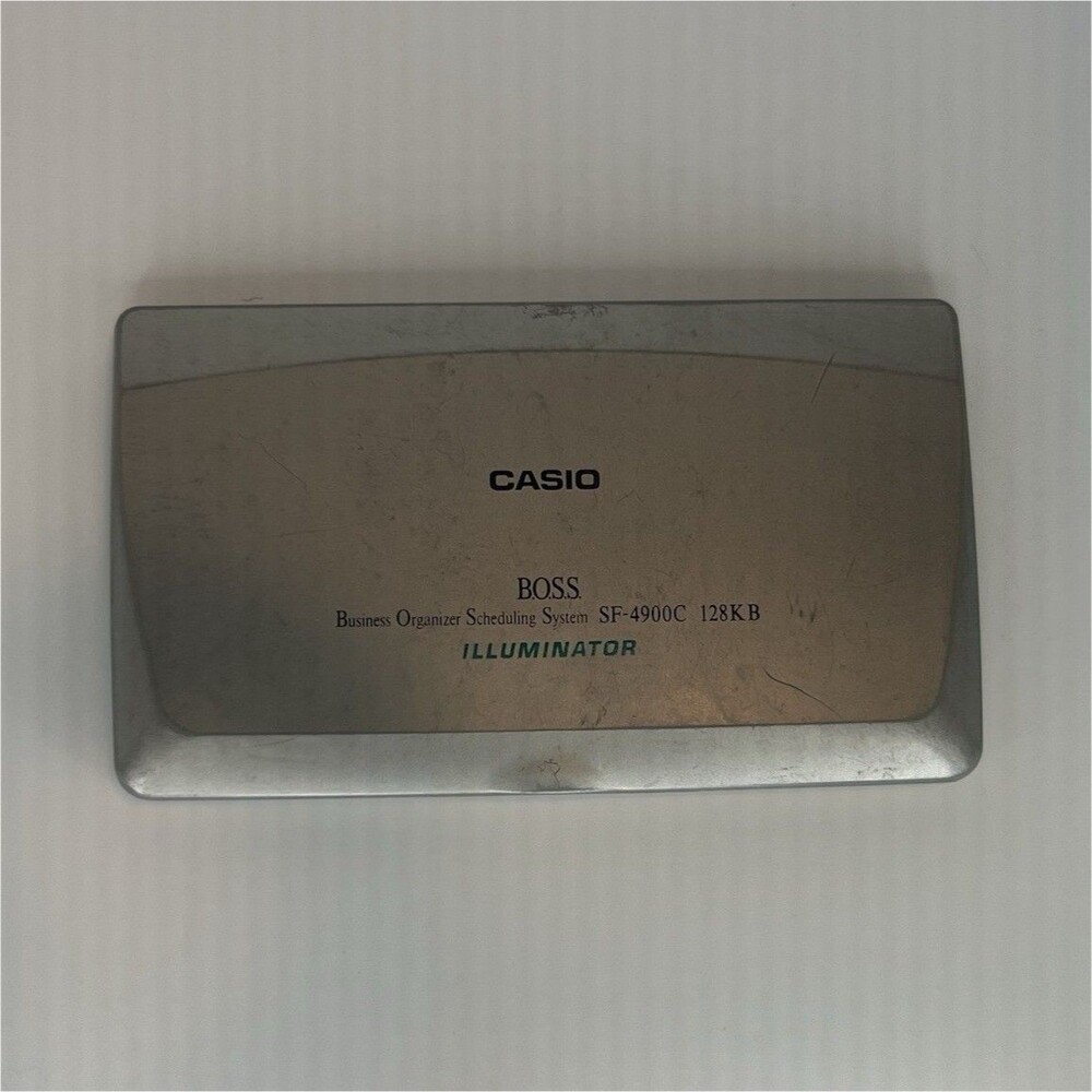 Casio SF-4900C BOSS Pocket Basic Calculator Organizer, LCD Display Backlight